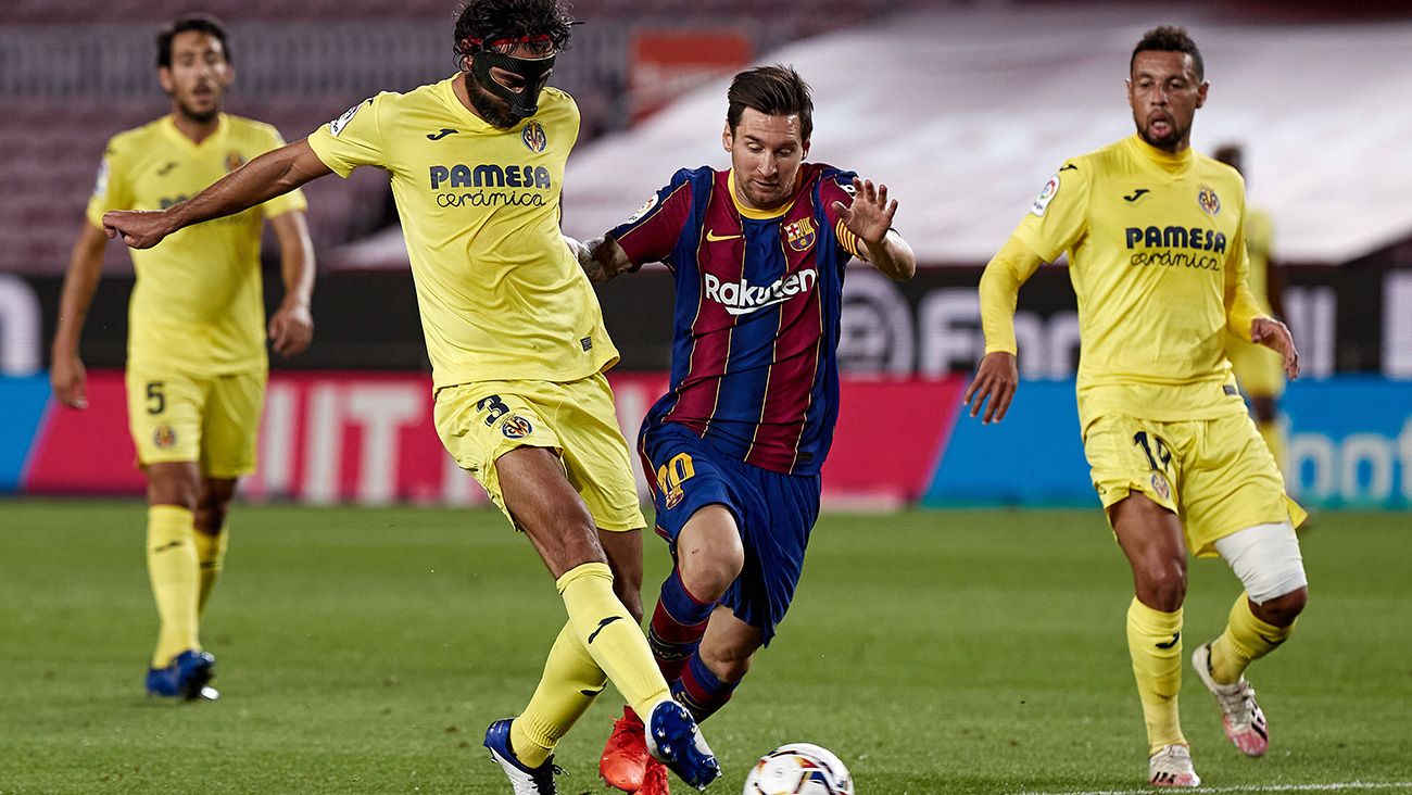 Leo Messi en el Barça-Villarreal de 2020