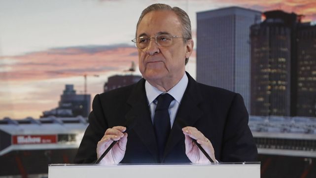 Florentino Pérez, presidente del Real Madrid