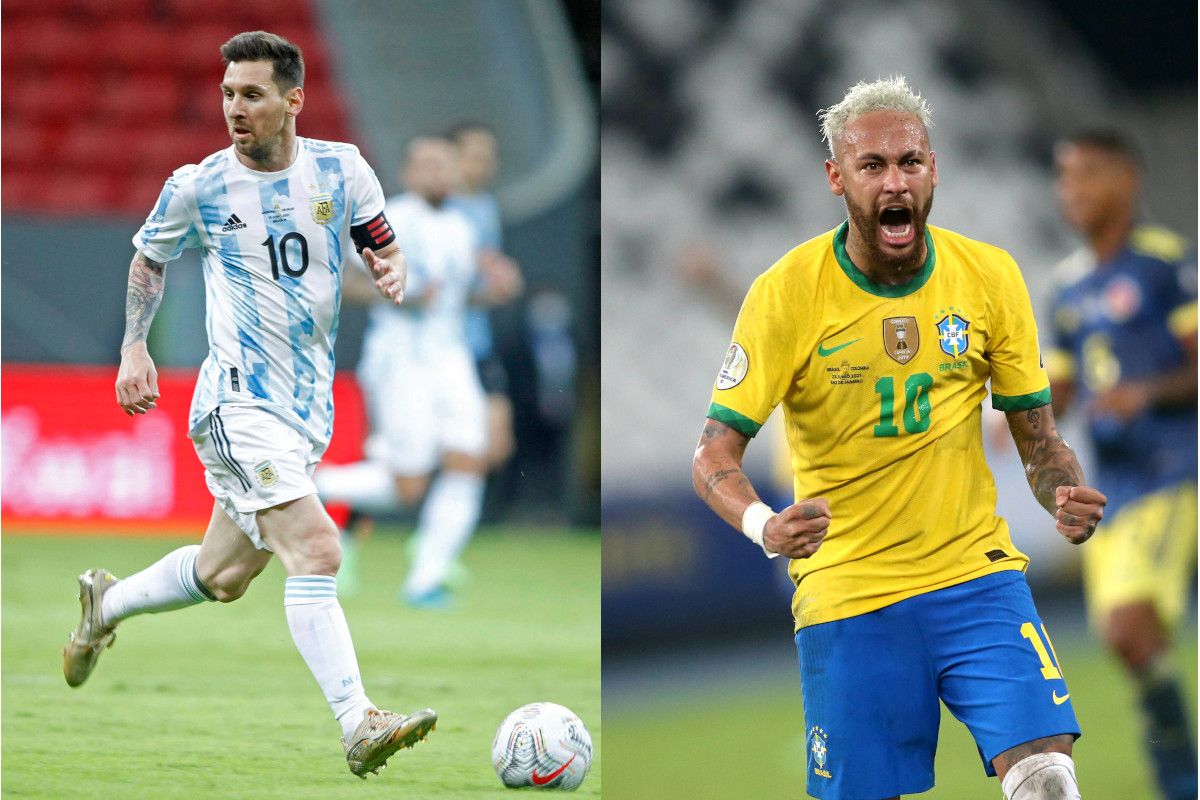Una posible final de la Copa América podría ser la de Argentina vs Brasil o la de Messi vs Neymar