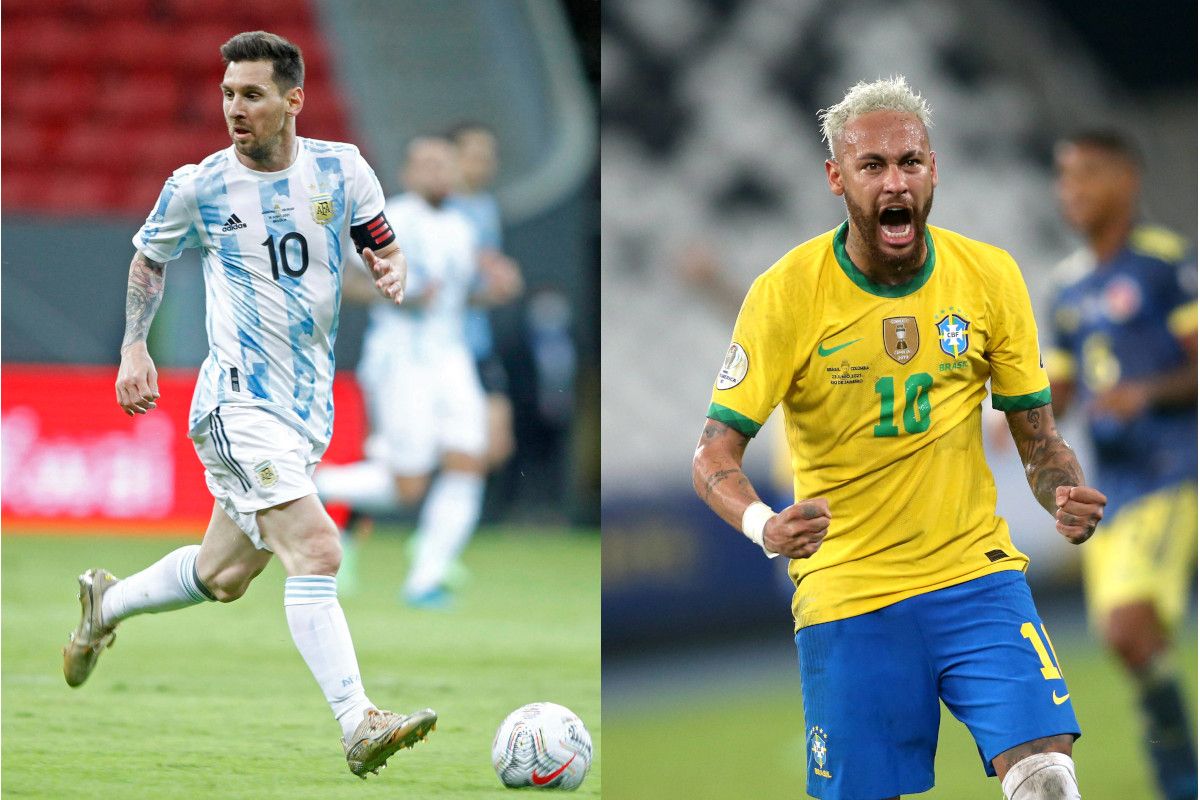 A possible final of the Glass America could be the one of Argentina vs Brazil or the one of Messi vs Neymar