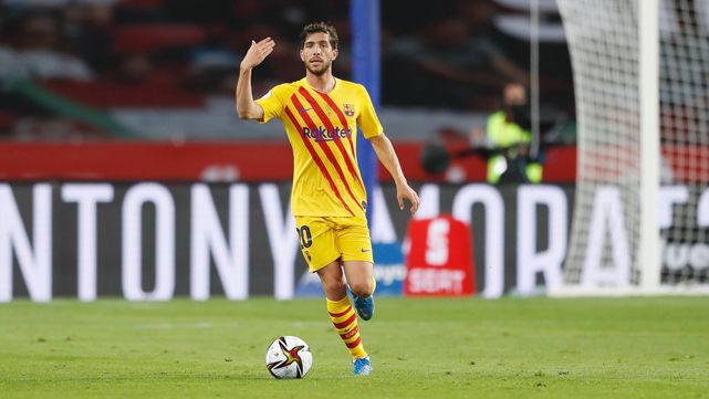 Sergi Roberto receives the call of the Inter of Milan and his exit is a possibility