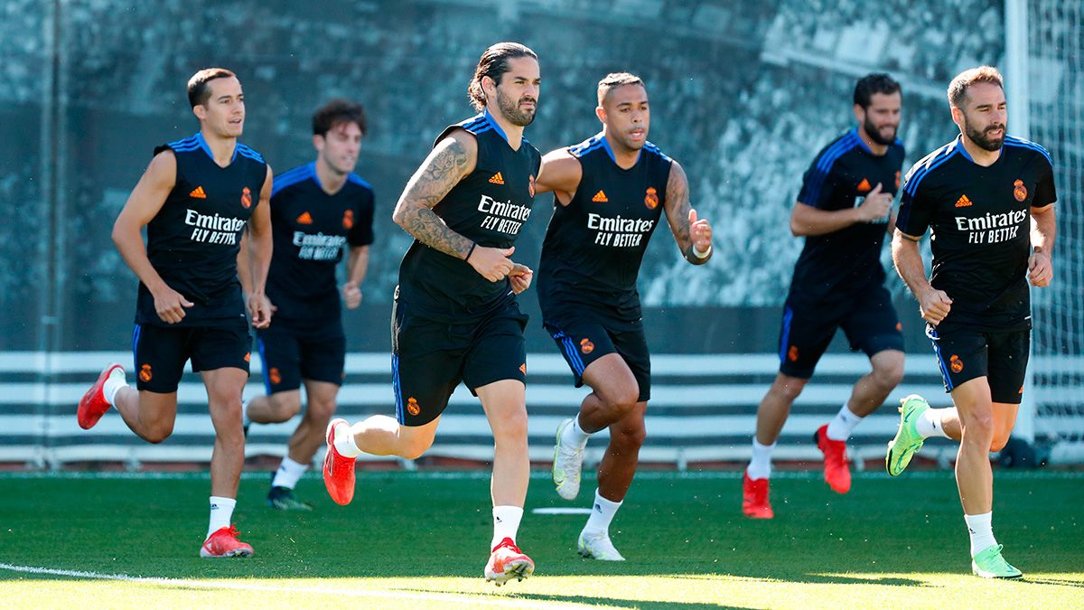 Isco, Carvajal y otros jugadores del Madrid en pretemporada / Imagen: Twitter Oficial Real Madrid