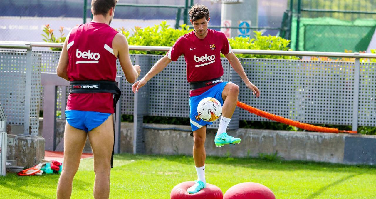 Sergi Roberto in the pre-season 21/22 / Image: Twitter Official FCB