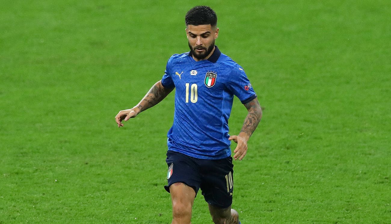 Lorenzo Insigne in a party of Italy