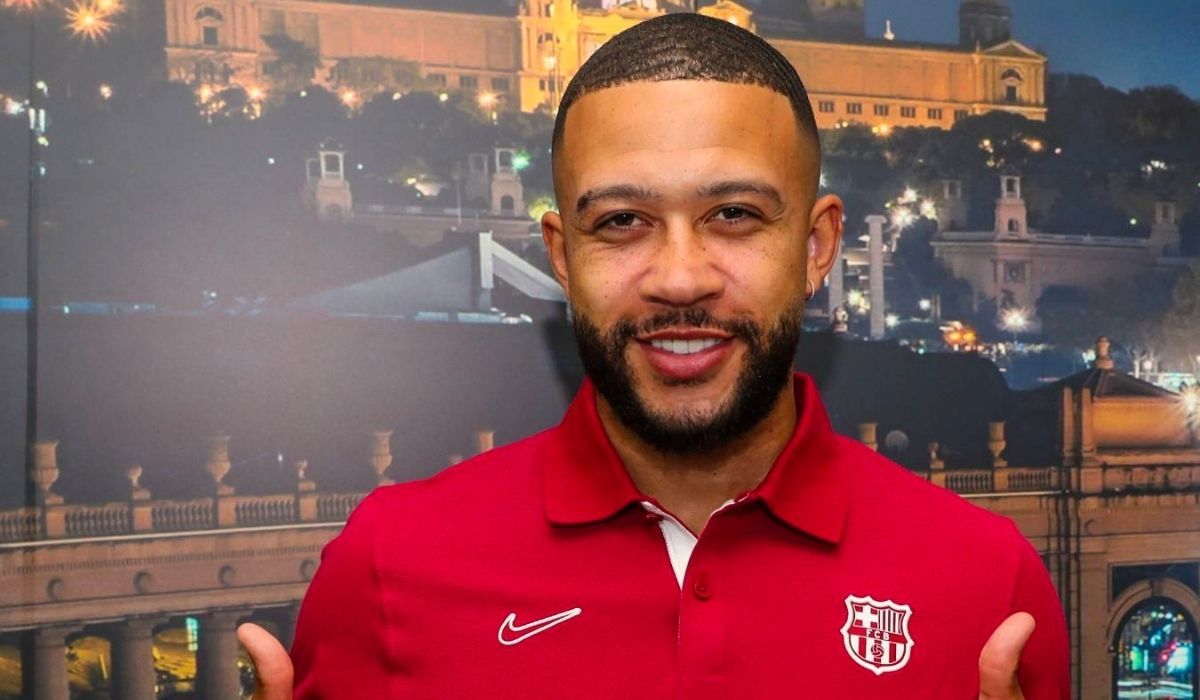 Memphis Depay llega a Barcelona / Foto: @FCBarcelona