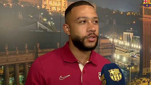 Las palabras de Depay en Barcelona: "Es un día especial, estoy muy emocionado de ir al estadio"