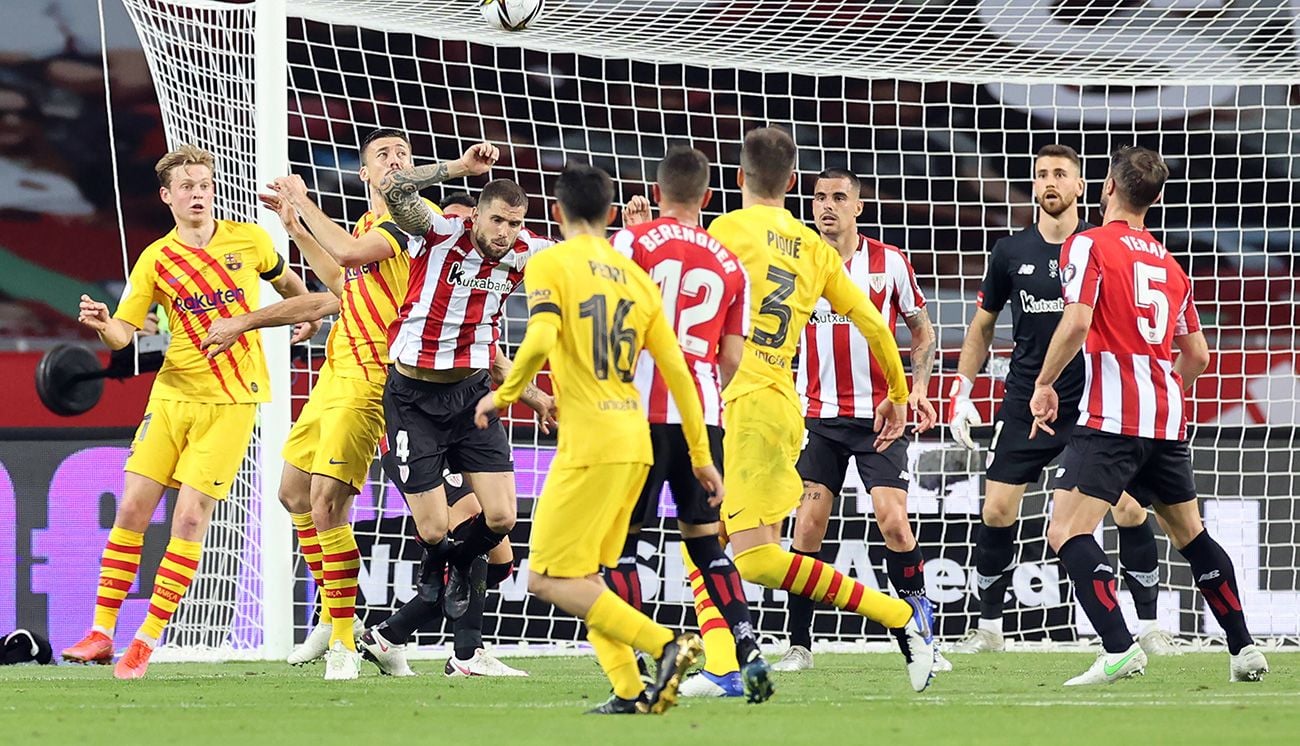 Final of Glass of the King between Barça and Athletic
