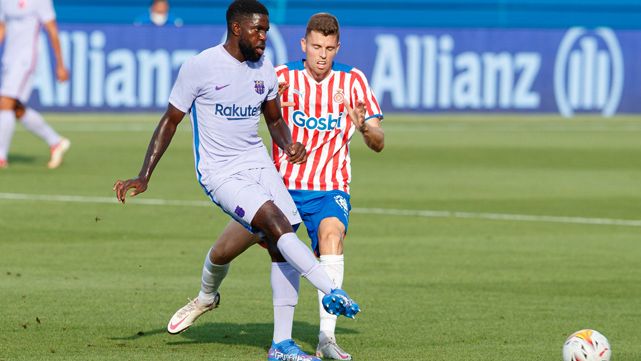 Umtiti sigue con su pretemporada en un Barça donde no tiene sitio