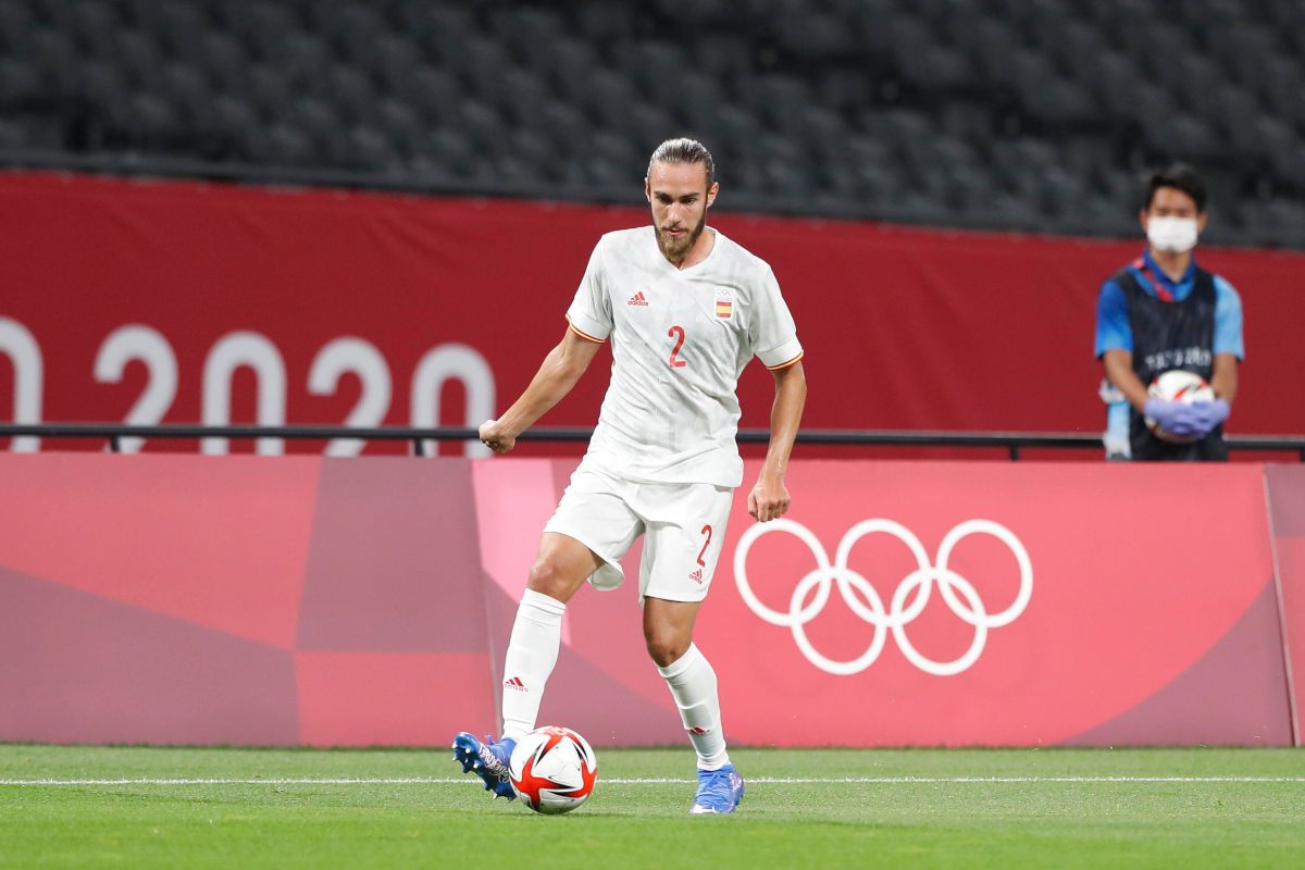 Mingueza con la selección de España en las olimpiadas de Tokio