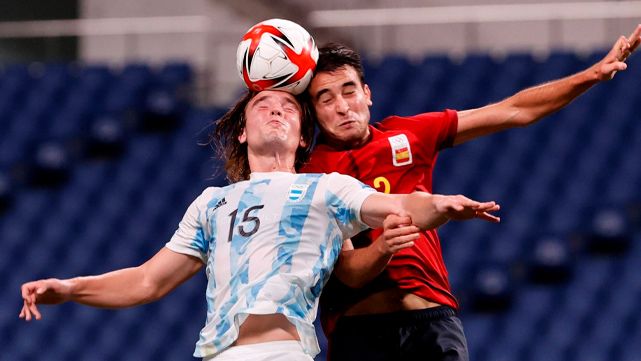 Eric García signalled the main error of Spain in the tie in front of Argentina