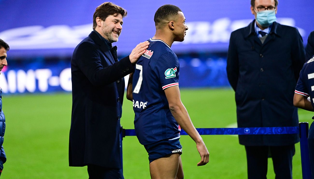 Pochettino And Mbappé kid