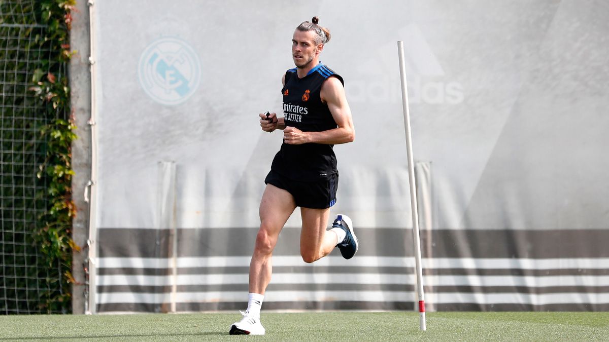 Gareth Bale en un entrenamiento con el Madrid / Imagen: Twitter Oficial Real Madrid