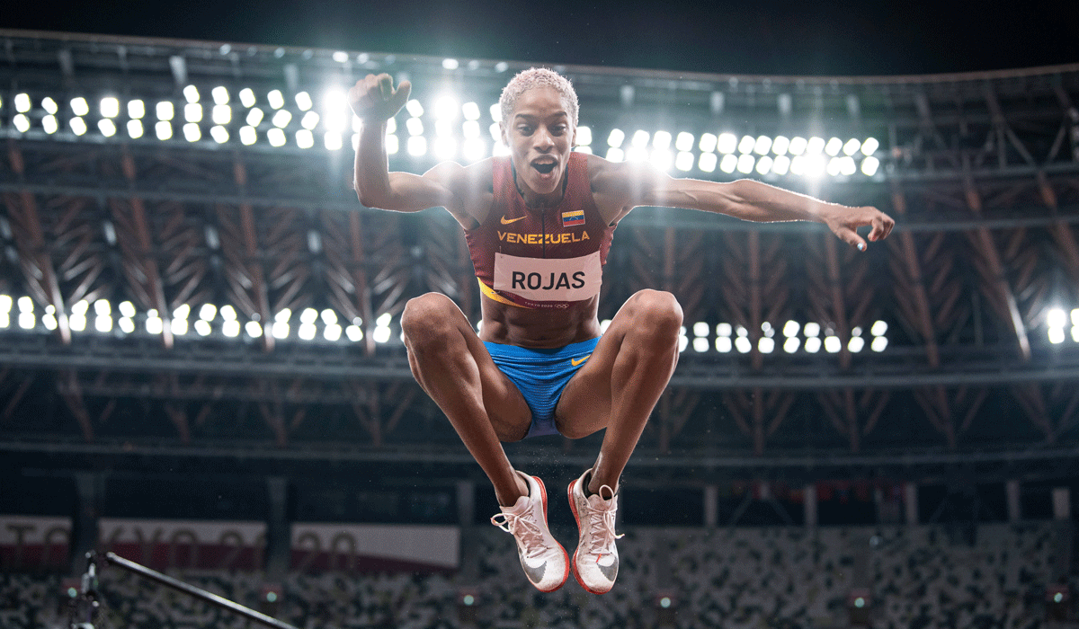 Yulimar Rojas, campeona olímpica en salto triple