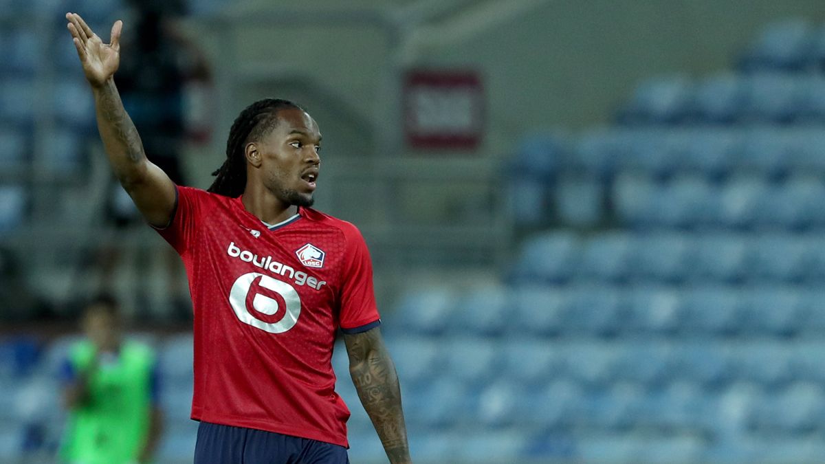 Renato Sanches, in a friendly with the Lille