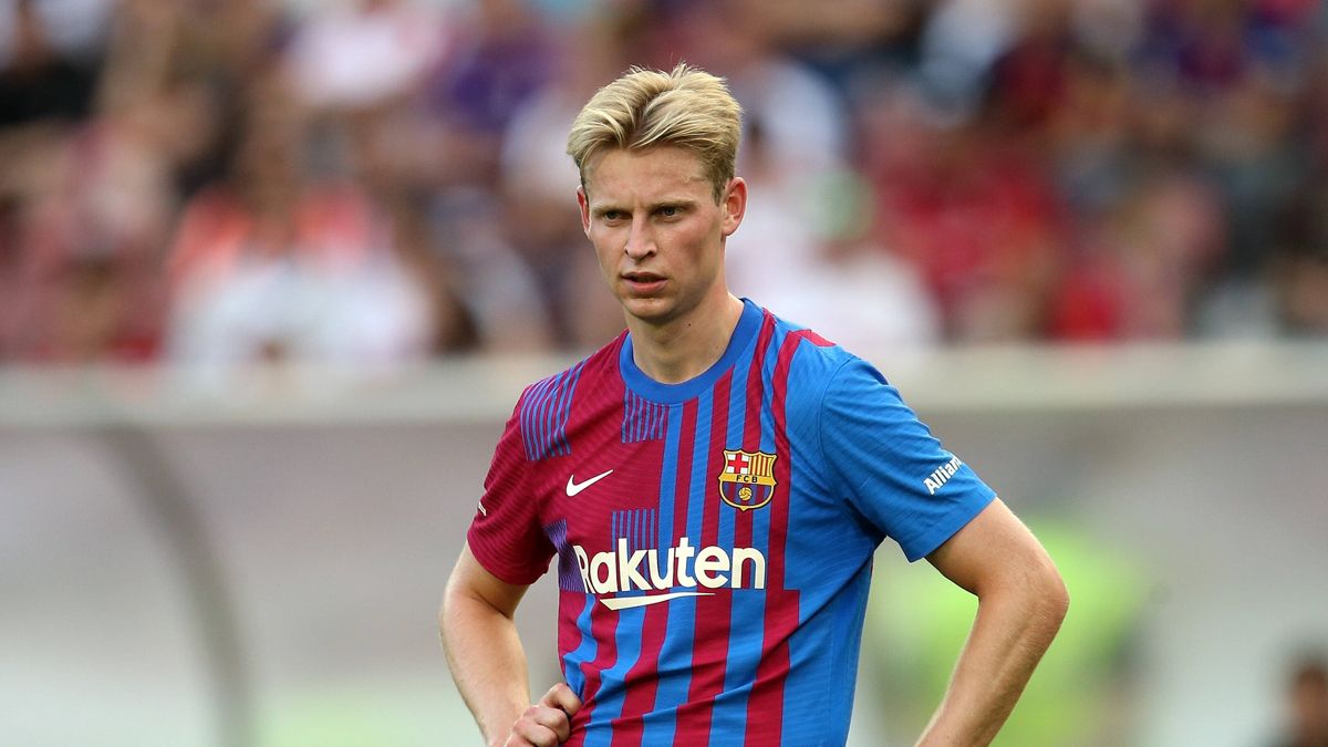 Frenkie de Jong, durante un partido de la pretemporada