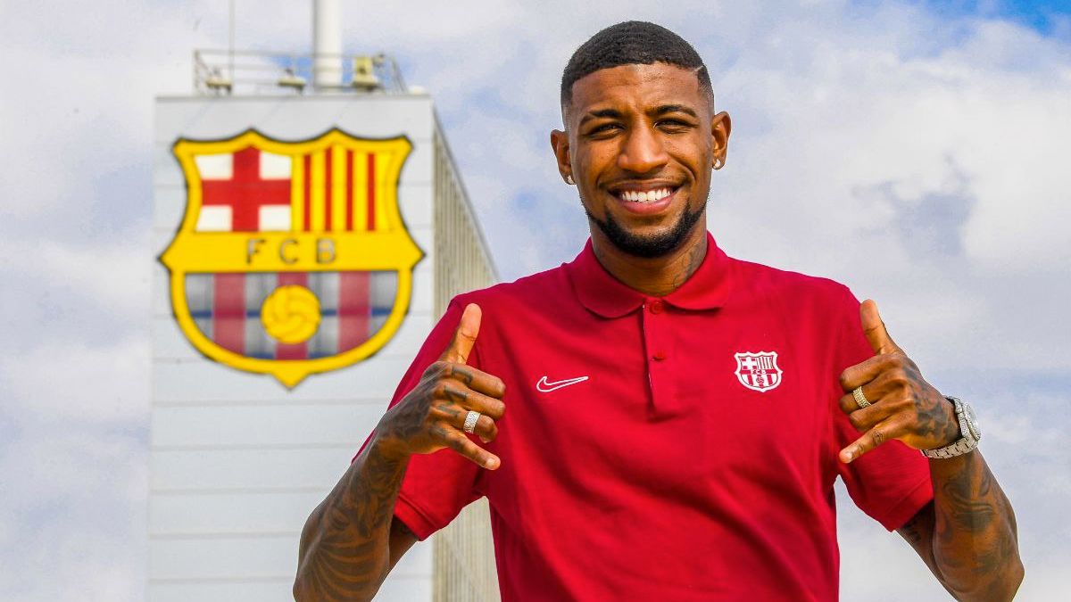 Emerson Royal en la Ciudad Deportiva del Barça (Imagen: @FCBarcelona_cat en Twitter)