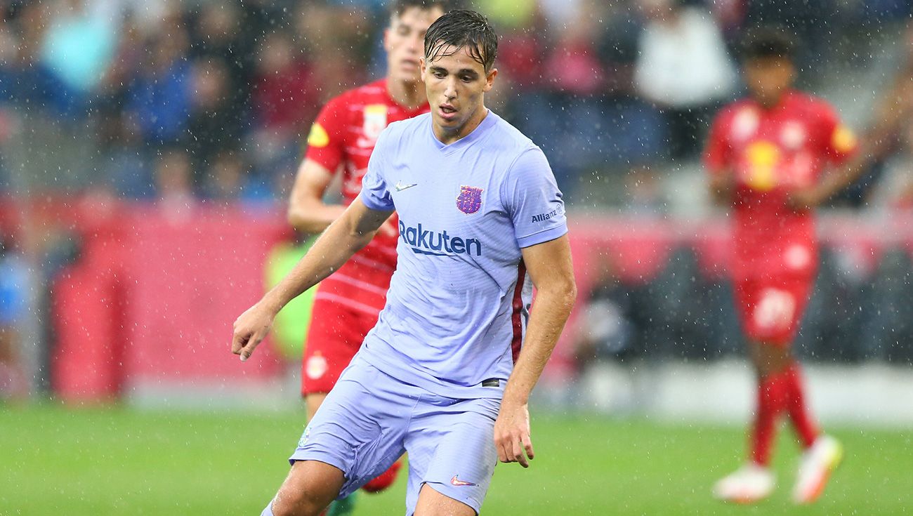 Nico González in the friendly in front of the RB Salzburg