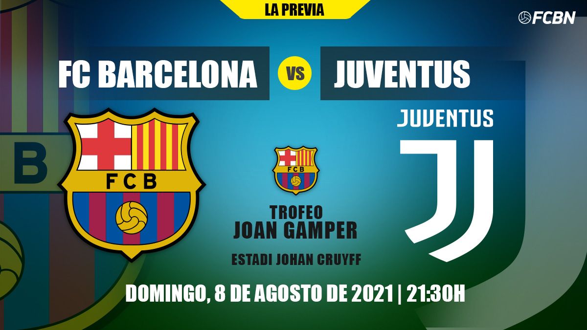 Previous of the FC Barcelona vs Juventus of Joan Gamper