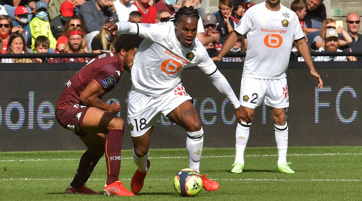 Renato Sanches in the debut of the Lille in Tie it 1