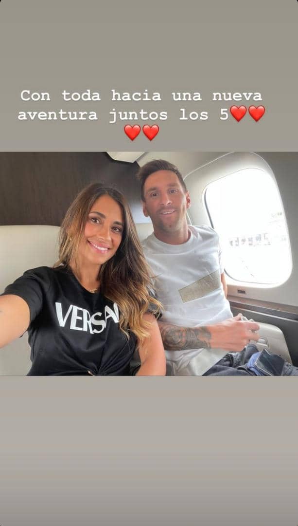 Antonela Roccuzzo le dedica un mensaje a Messi en Instagram