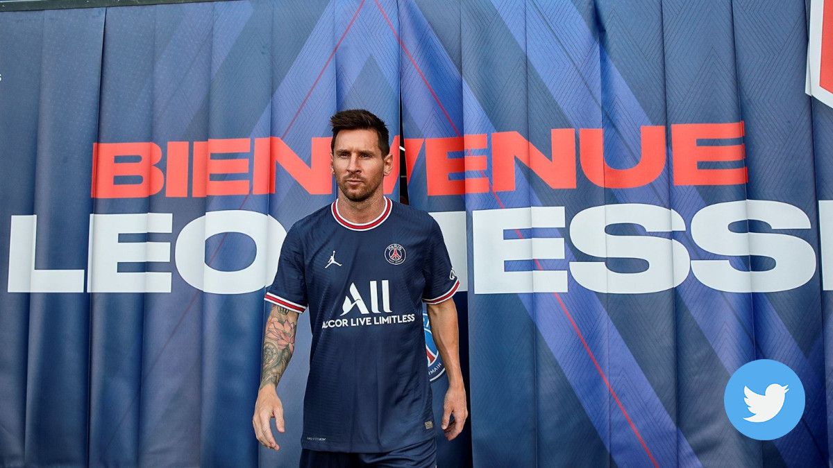 Messi now is player of the PSG / photo: @psg_Spanish