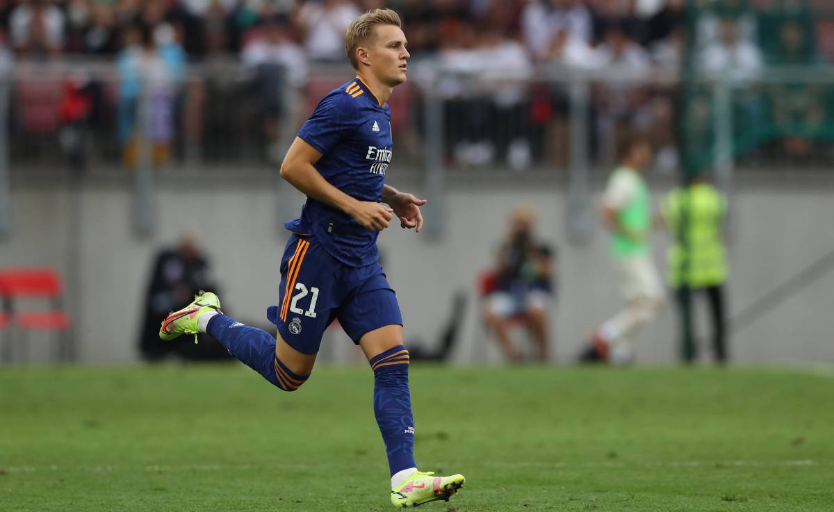 Martin Odegaard, player of the Real Madrid