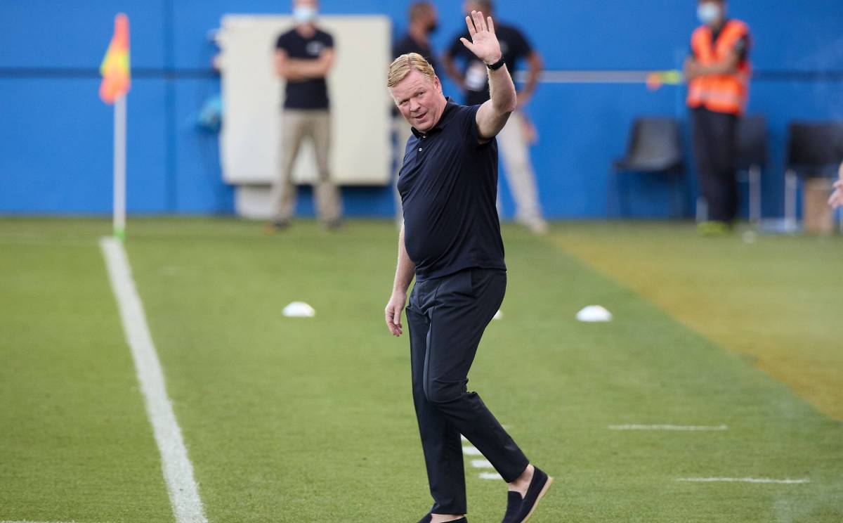 Ronald Koeman, technical director of the Barça