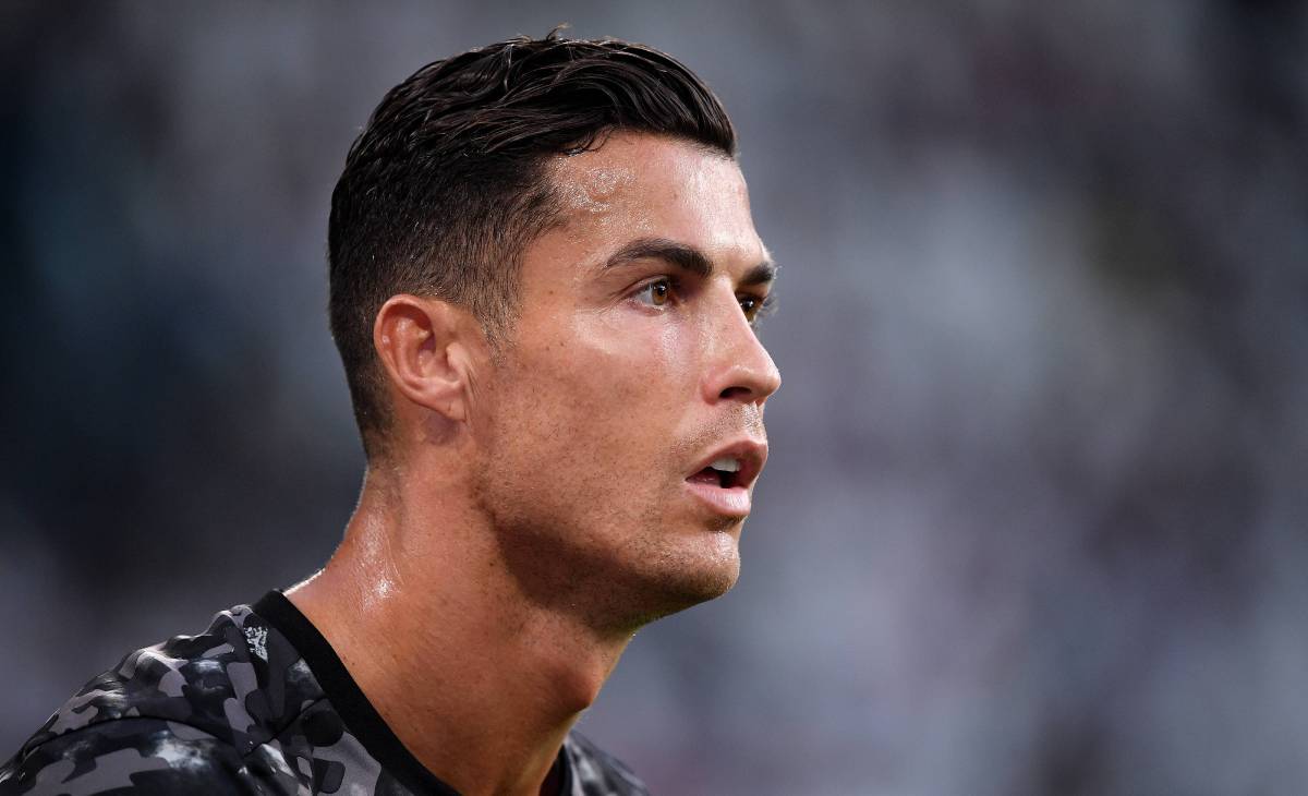 Cristiano Ronaldo, in a warming with the Juventus