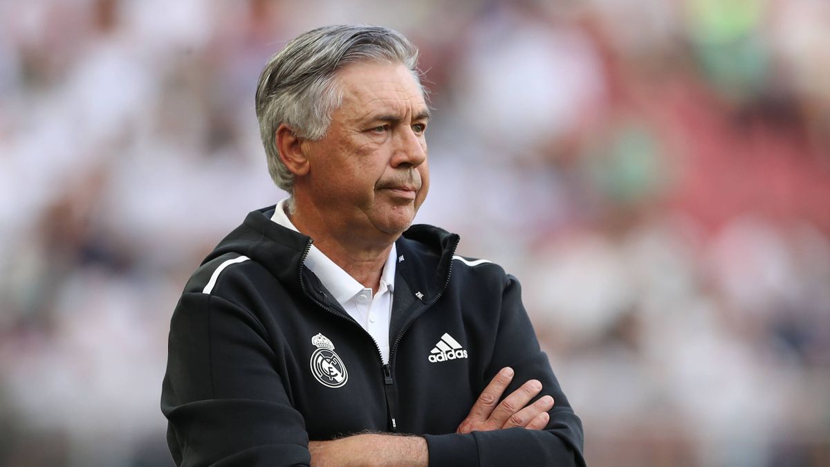 Carlo Ancelotti, trainer of the Real Madrid