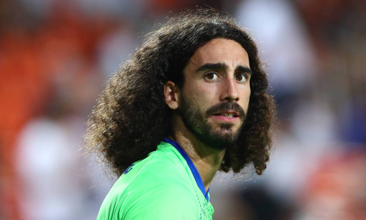 Marc Cucurella durante un partido del Getafe