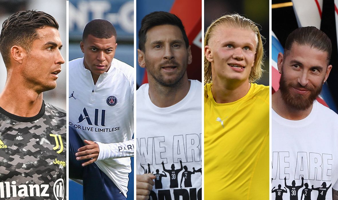 Cristiano, Mbappé, Messi, Haaland y Ramos, protagonistas del mercado de fichajes