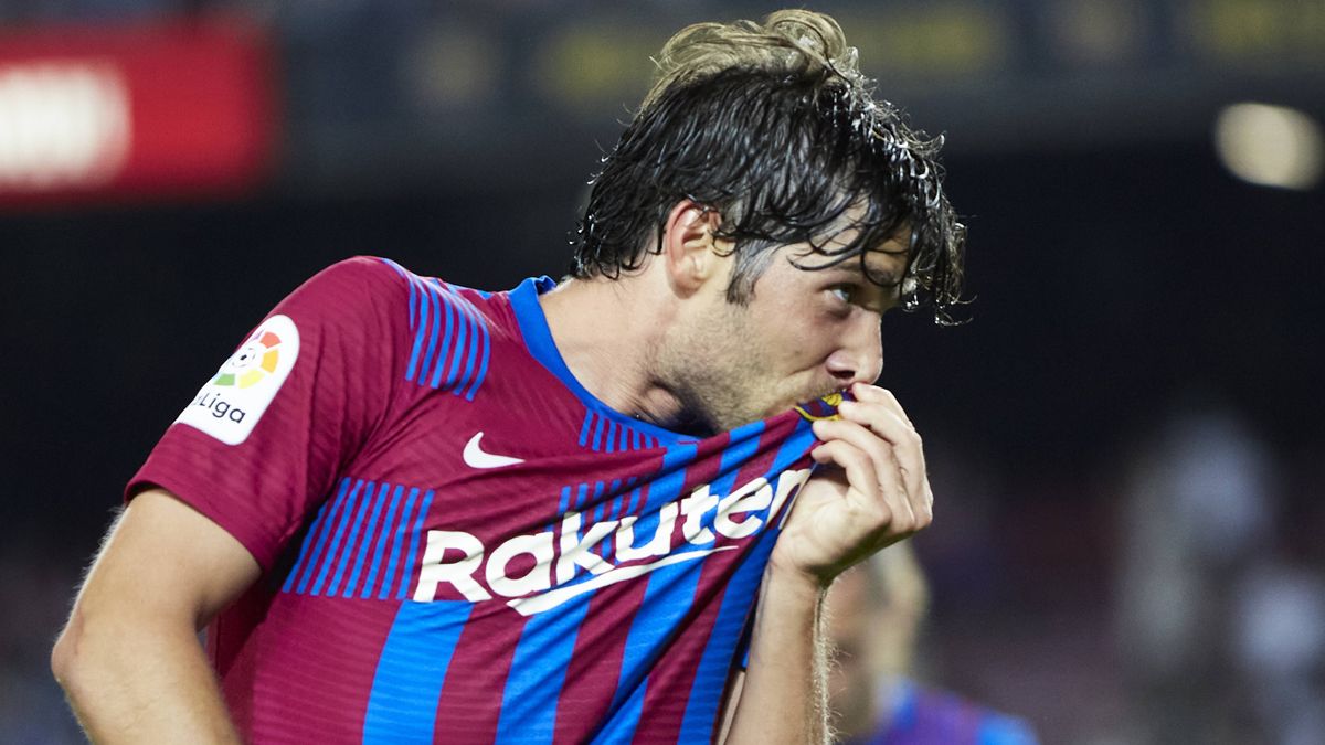 Sergi Roberto marca ante el Getafe