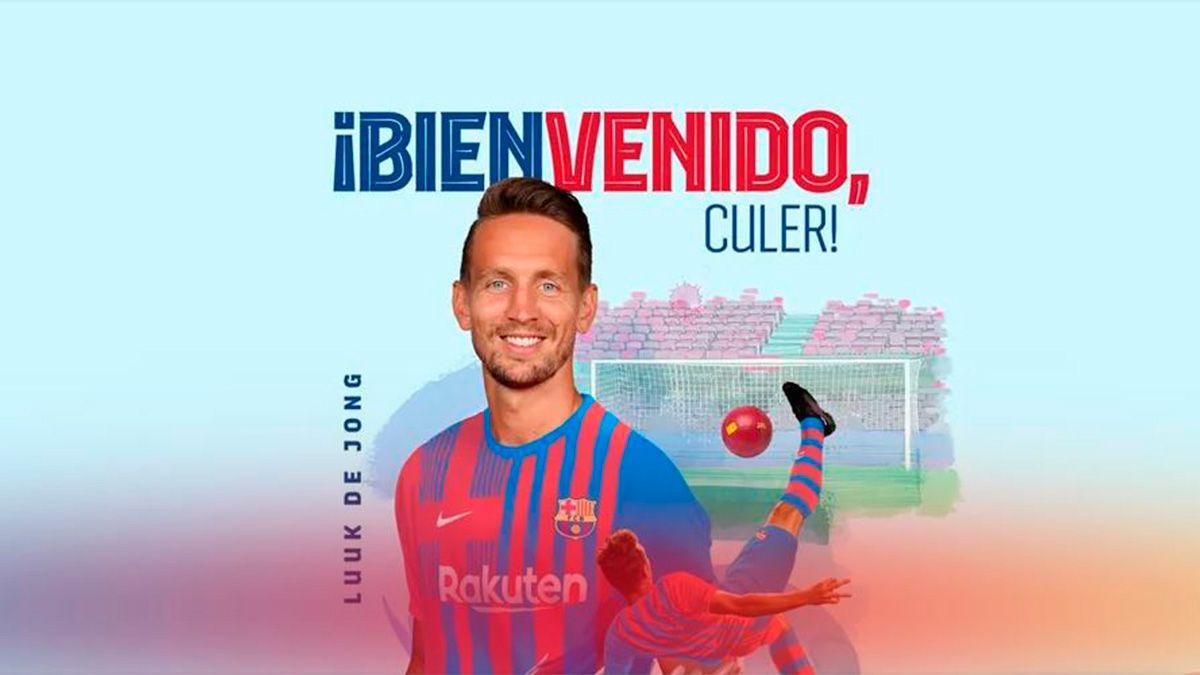 Luuk de Jong, cedido al Barça un año