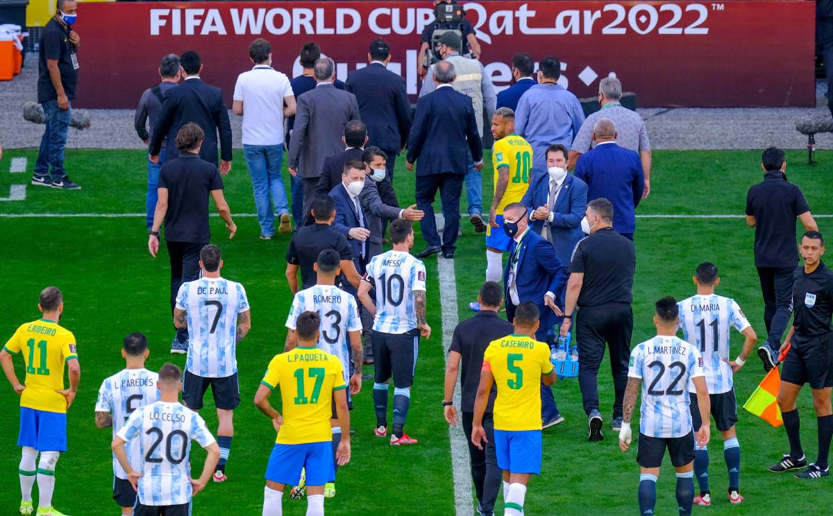 El Brasil-Argentina de las eliminatorias sudamericanas, suspendido por las autoridades locales