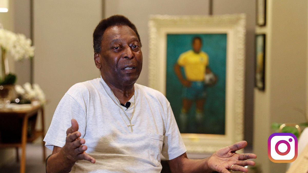 Pelé anuncio que fue operado en su cuenta de Instagram