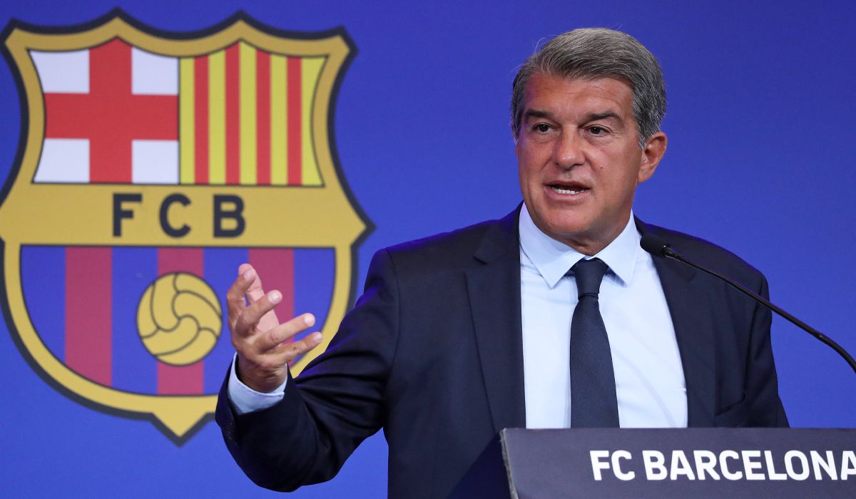 Joan Laporta, presidente del FC Barcelona