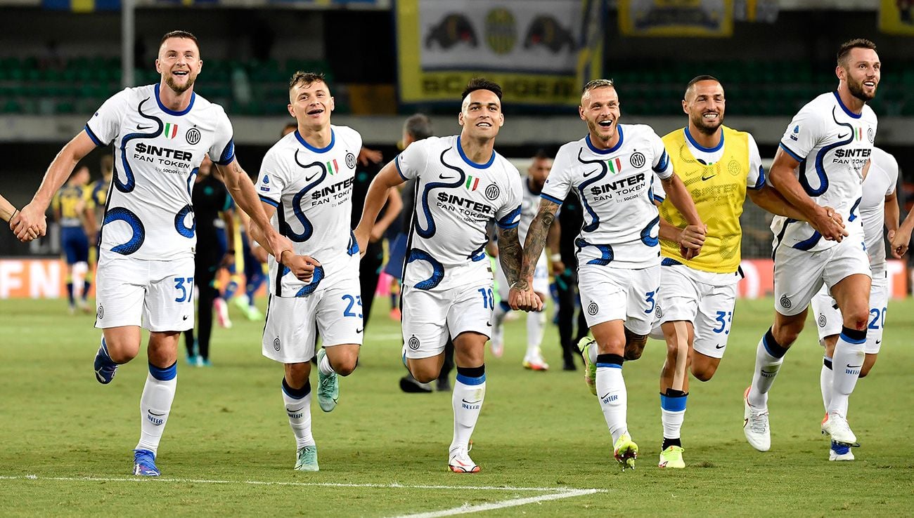 Lautaro, Barella, Skriniar y otros jugadores del Inter