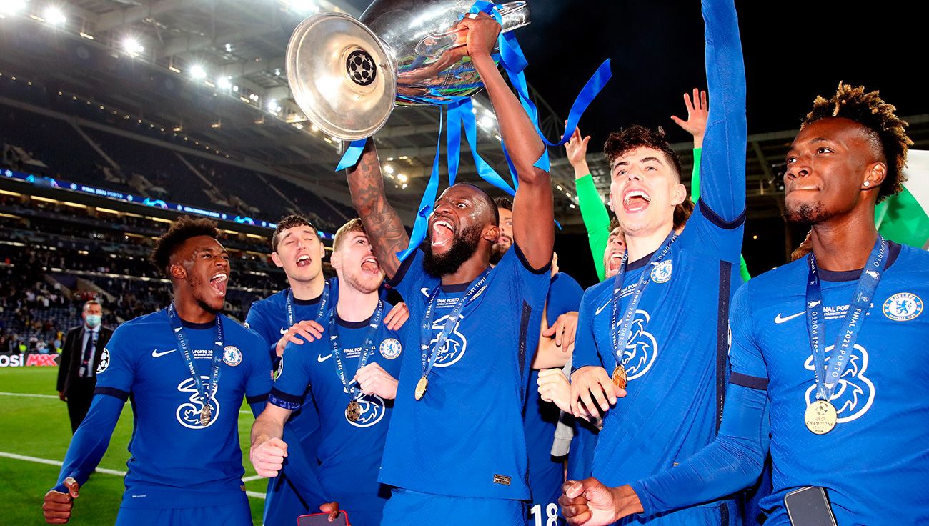 Antonio Rüdiger celebra la Champions