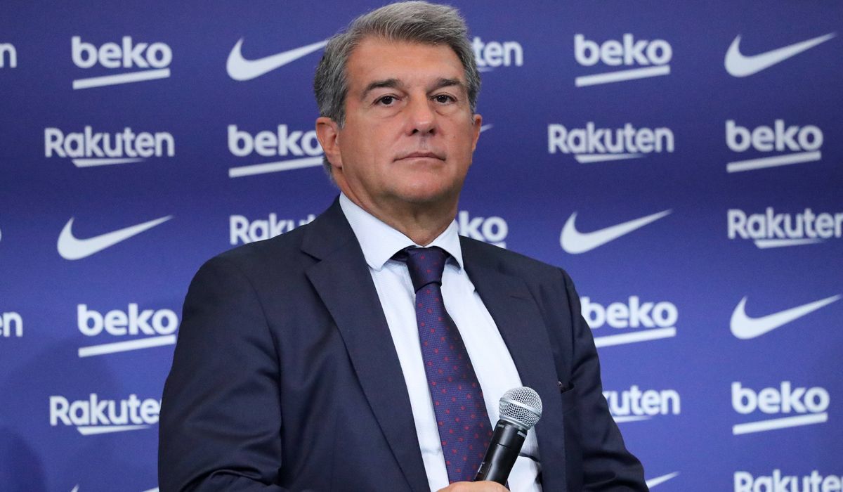 Joan Laporta, presidente del FC Barcelona