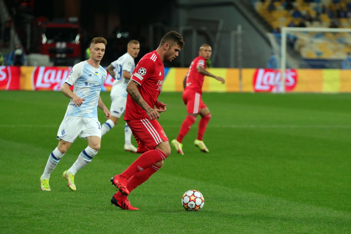 El Dinamo de Kiev y el Benfica en su debut de la Champions 2021 22