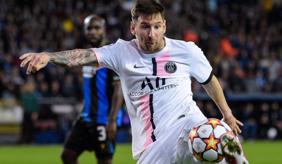 "Messi ten piedad": La pancarta de un aficionado del Brujas que se hizo viral