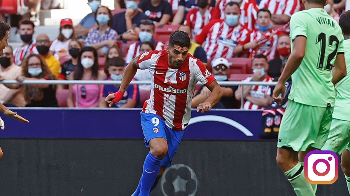 Luis Suárez lanzó una indirecta por instagram al árbitro del partido de los colchoneros con el Athletic Bilbao / foto: @luissuarez9 (instagram)