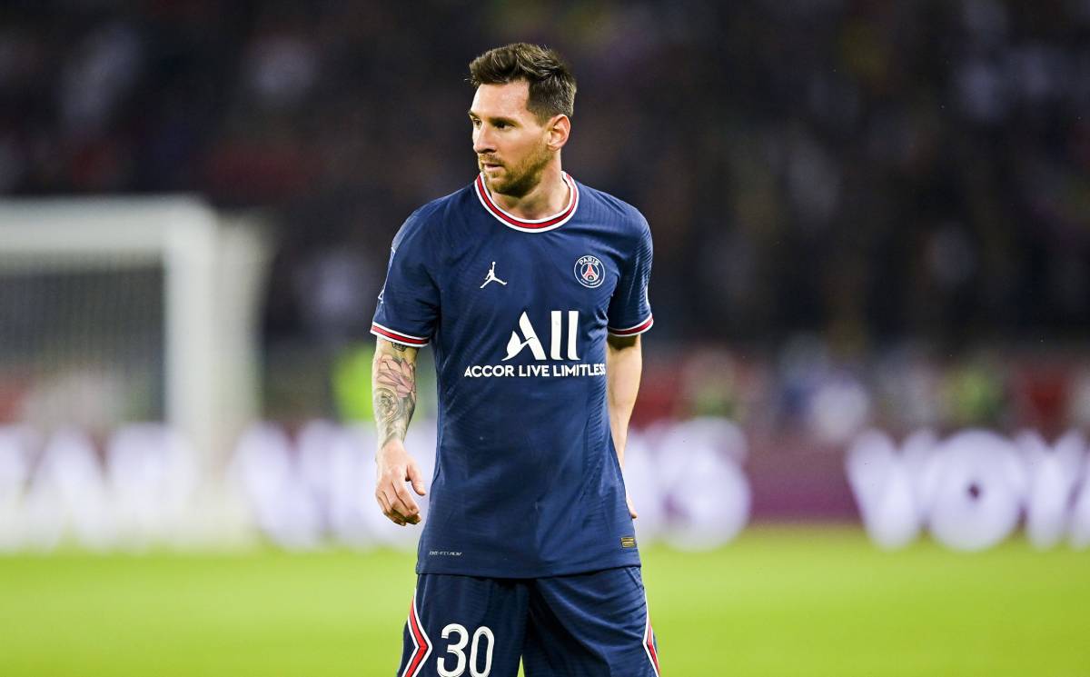 Lionel Messi, player of the PSG