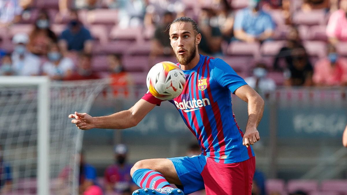 Mingueza, en el Barça-Levante de LaLiga