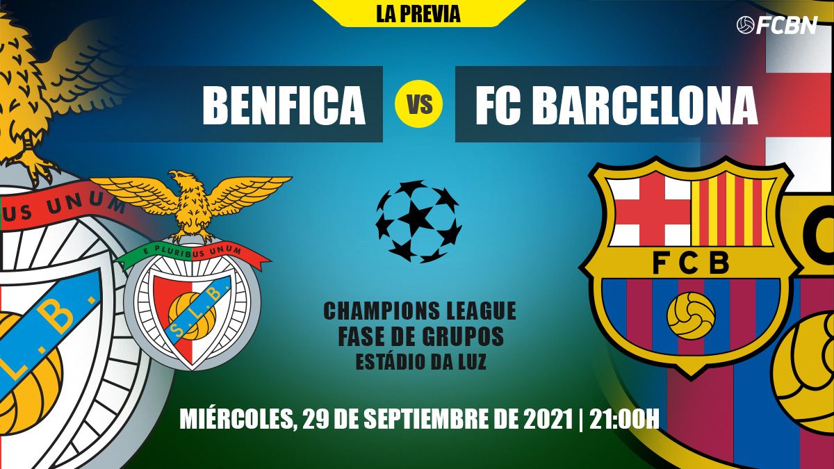 Previa del Benfica-FC Barcelona