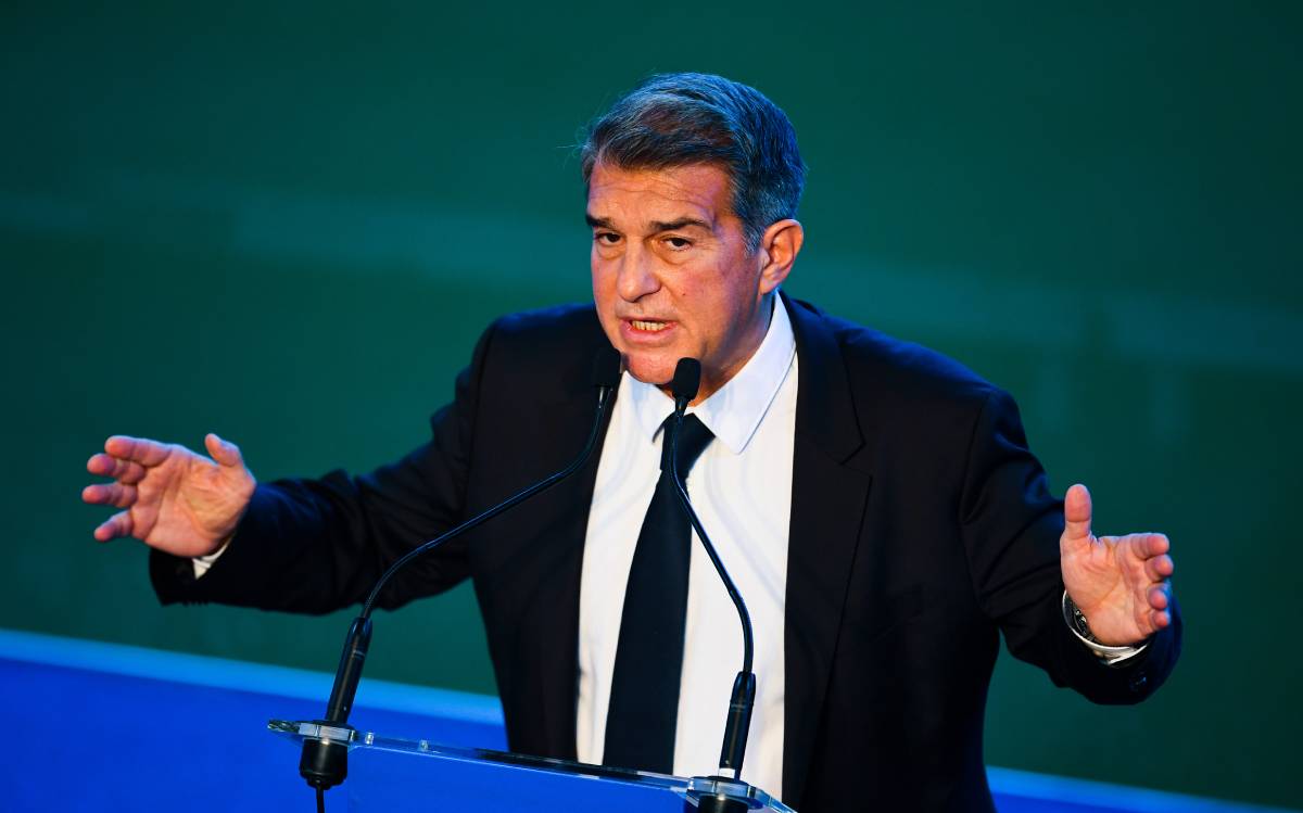 Joan Laporta, in an address like president of the Barça