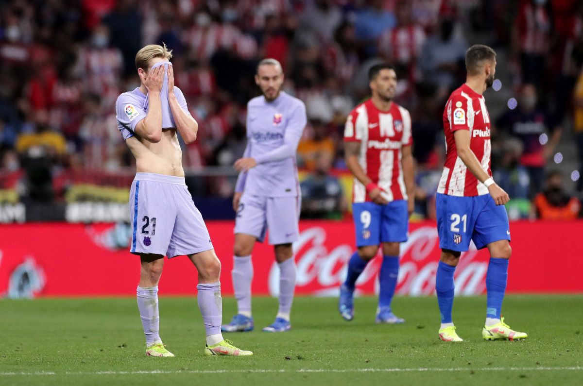 El Barcelona fue derrotado por el Atlético de Madrid este sábado