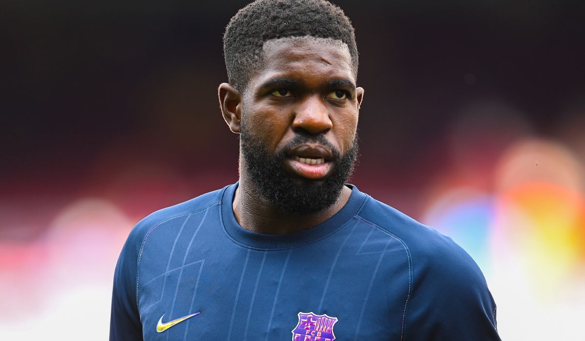 Samuel Umtiti, central defence of the FC Barcelona