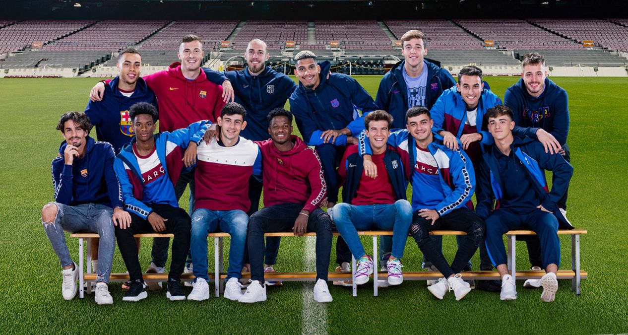 Todas las jóvenes promesas del FC Barcelona / Imagen: Twitter Oficial FCB
