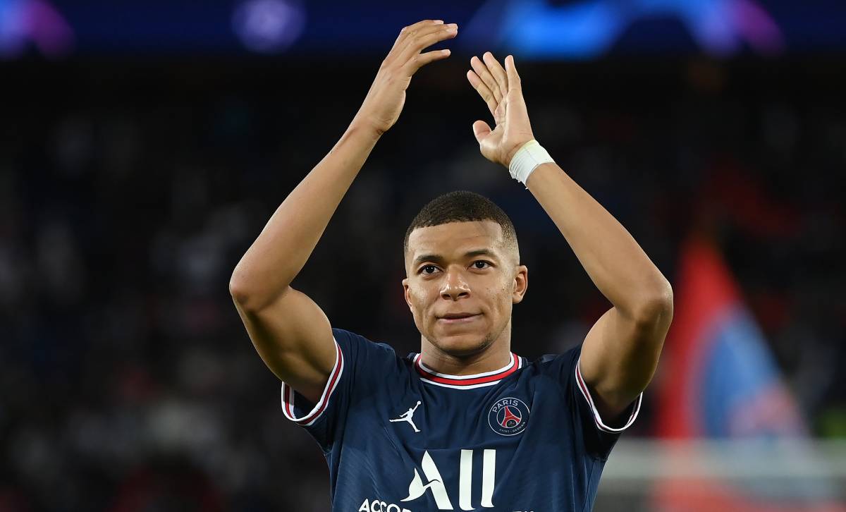 Kylian Mbappé, player of the PSG